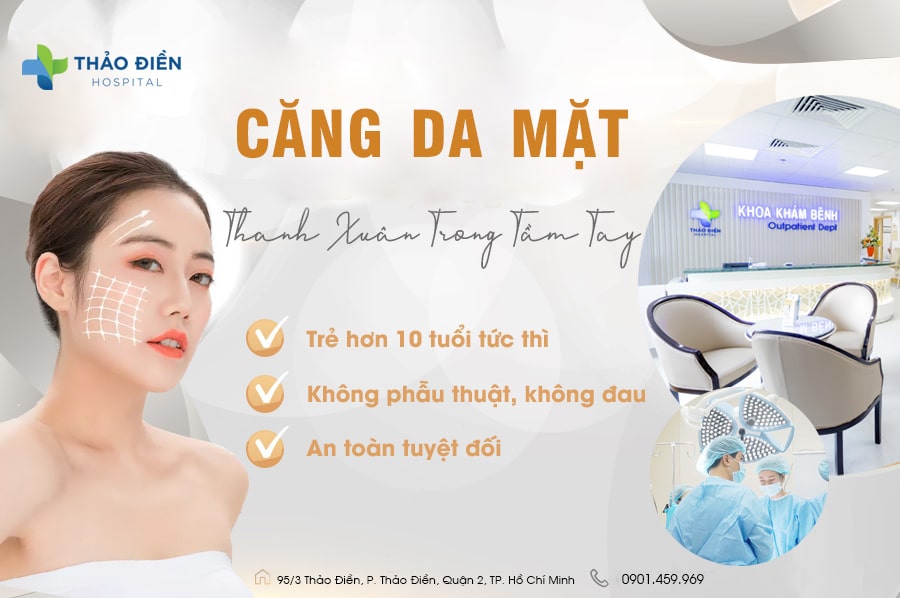 Thực hiện căng da mặt tại Bệnh viện Quốc Tế Thảo Điền